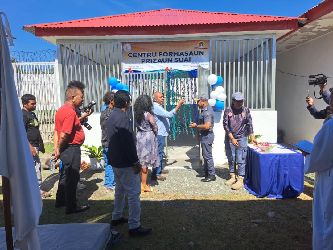 Koordenadór GASC Inaugura Centru Formasaun Prizaun Suai.