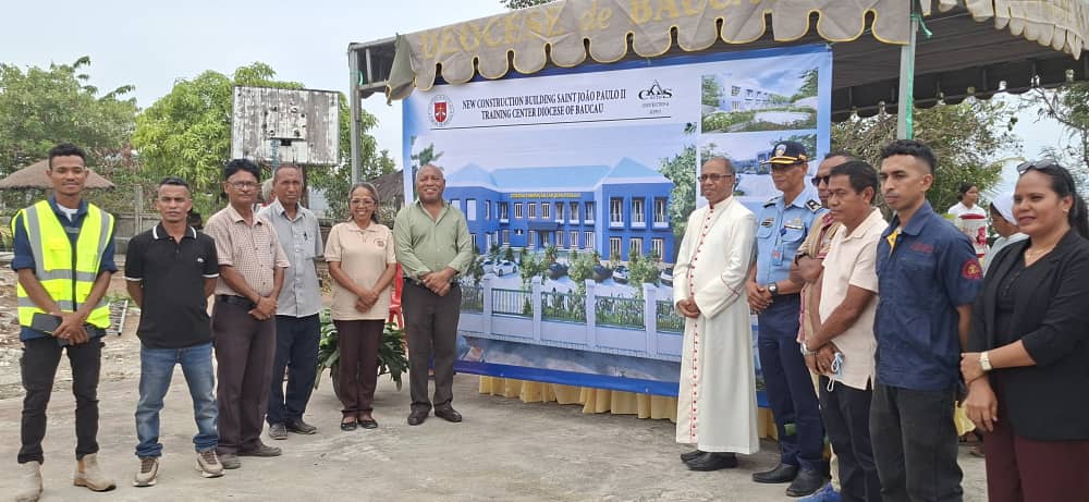 Bispu Dioseze Baucau No Koordenadór Gasc Halo Lansamentu Fatuk Dahuluk Ba Sentru Formasaun São João Paulo II