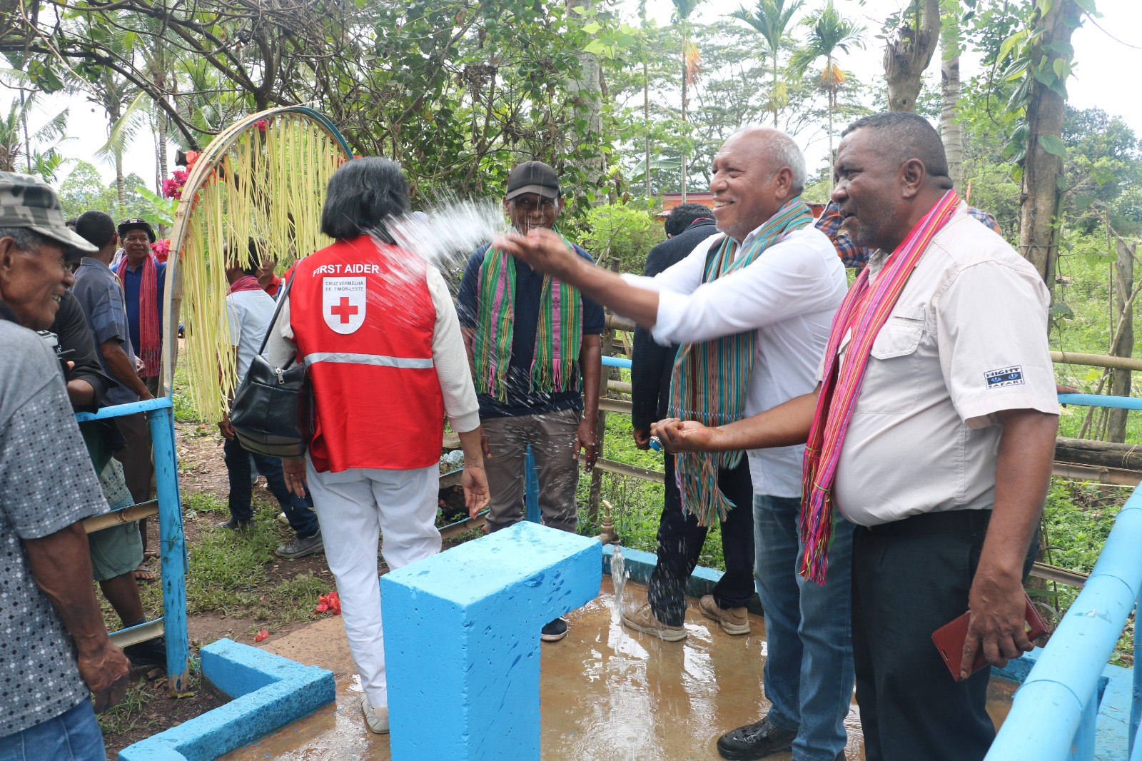 Koordenadór GASC Inaugura Bee Moos iha Suku Vatuvou Postu Maubara.