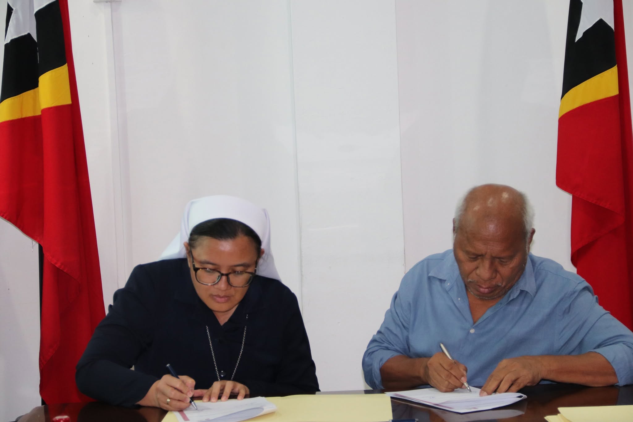 Selebra asina Kontratu entre Gabinete de Apoio à Sociedade Civil – GASC ho Konfisoes Religiosa sira.