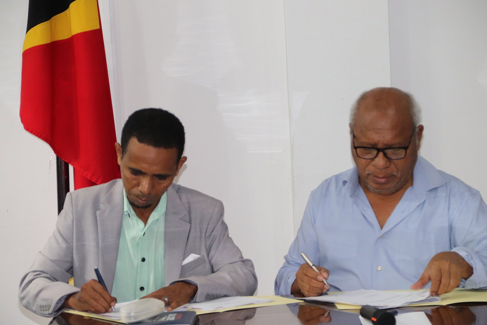 Asina Akordu entre Gabinete de Apoio à Sociedade Civil – GASC ho Organizasaun Sociedade Civil – OSC