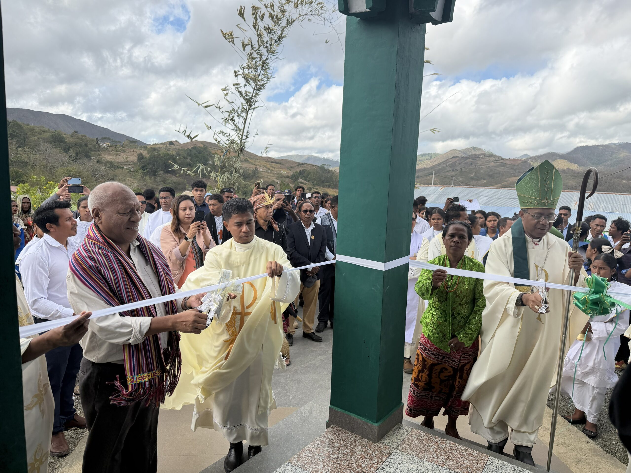 Coordenador GASC Inaugura Ofisialmente Kapela São José Operário Fatumaquerec